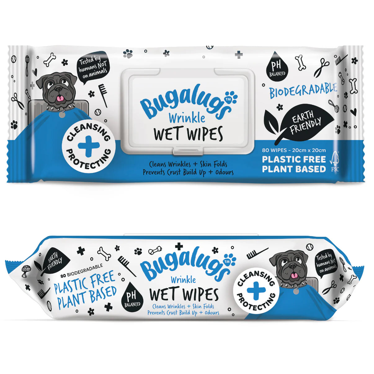 Bugalugs™ wrinkle wipe pads