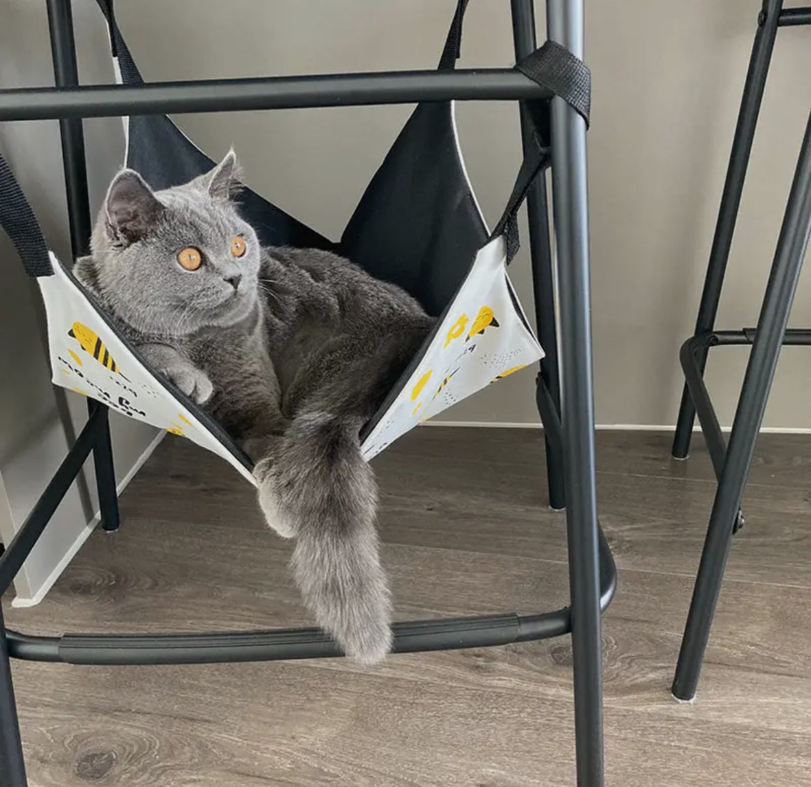 Mymeow Bee Relaxed Cat Hammock Bed