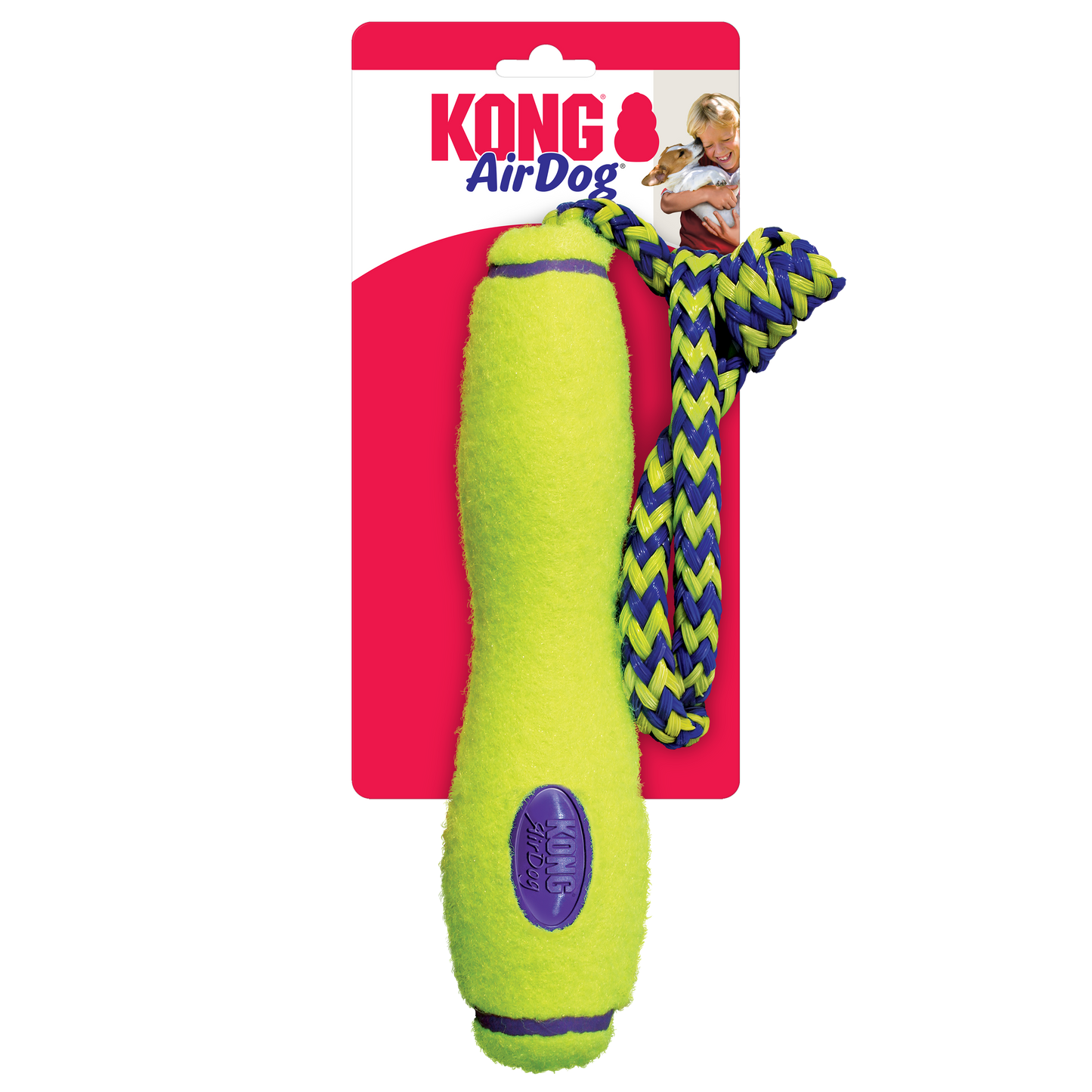 KONG Airdog fetch stick with rope large