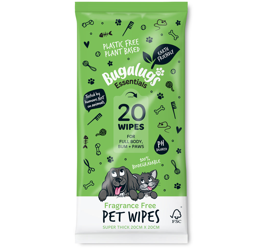 Bugalugs™ Pet Wipes 20s