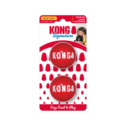 KONG Signature Ball 2pk small