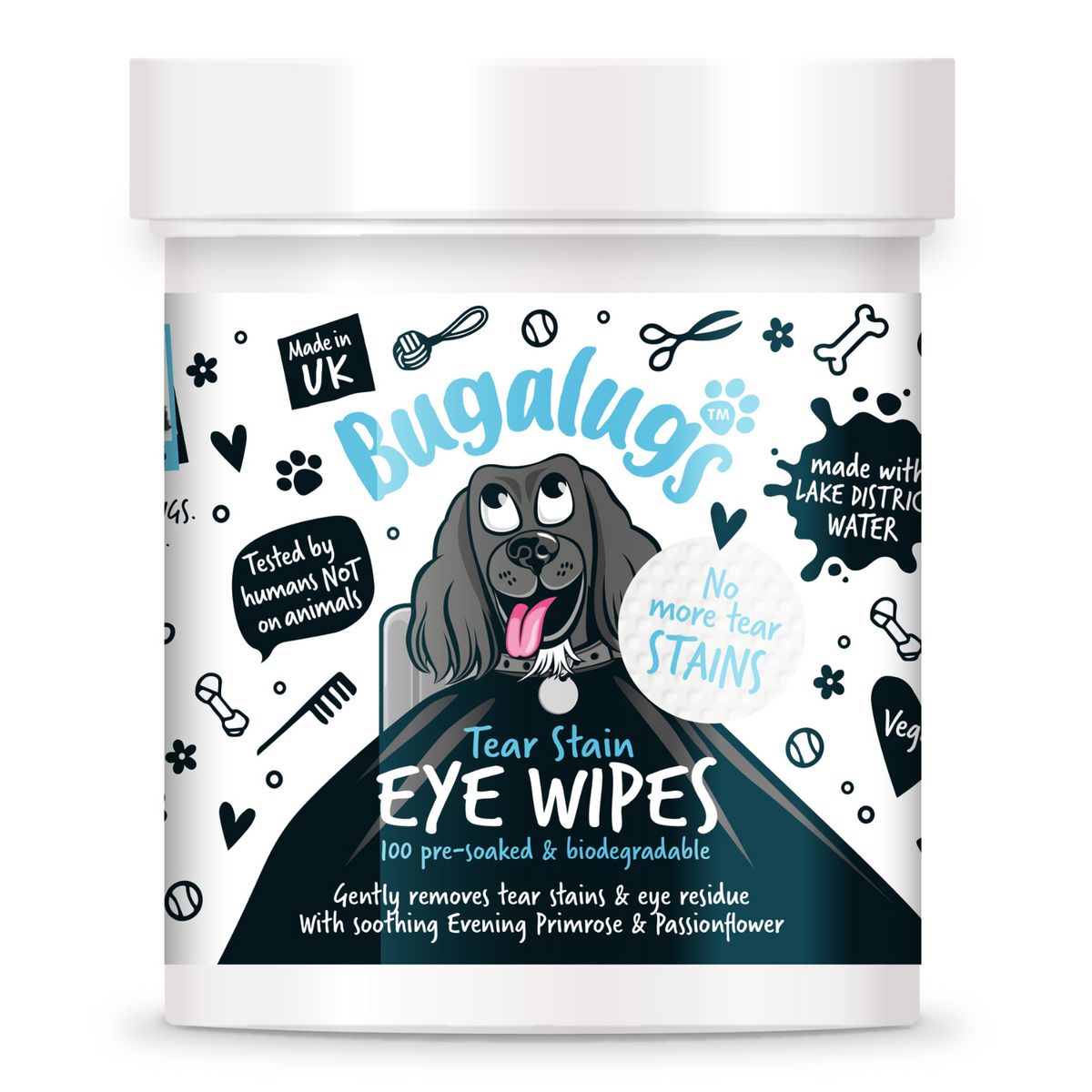 Bugalugs™ Tear Stain Eye Wipes