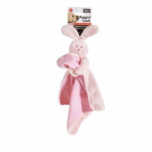 Nibble & Squeak pupp Y love blankie in pink