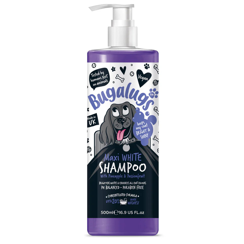 Bugalugs™ Maxi White Whitening Dog Shampoo with Pineapple & Passionfruit