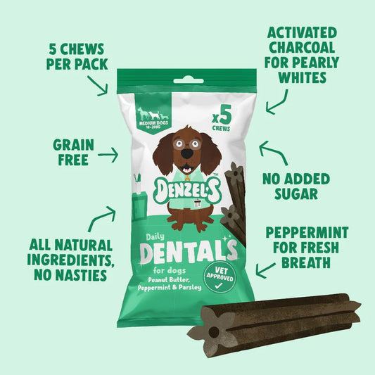 Denzel’s medium vegan daily dentals