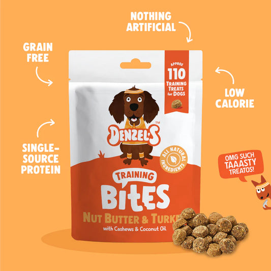 Denzel’s nut butter & turkey training treats