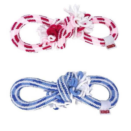 Kong puppy rope tug medium assorted colours