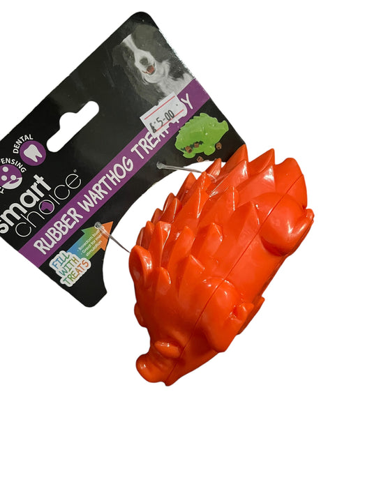 Warthog rubber toy