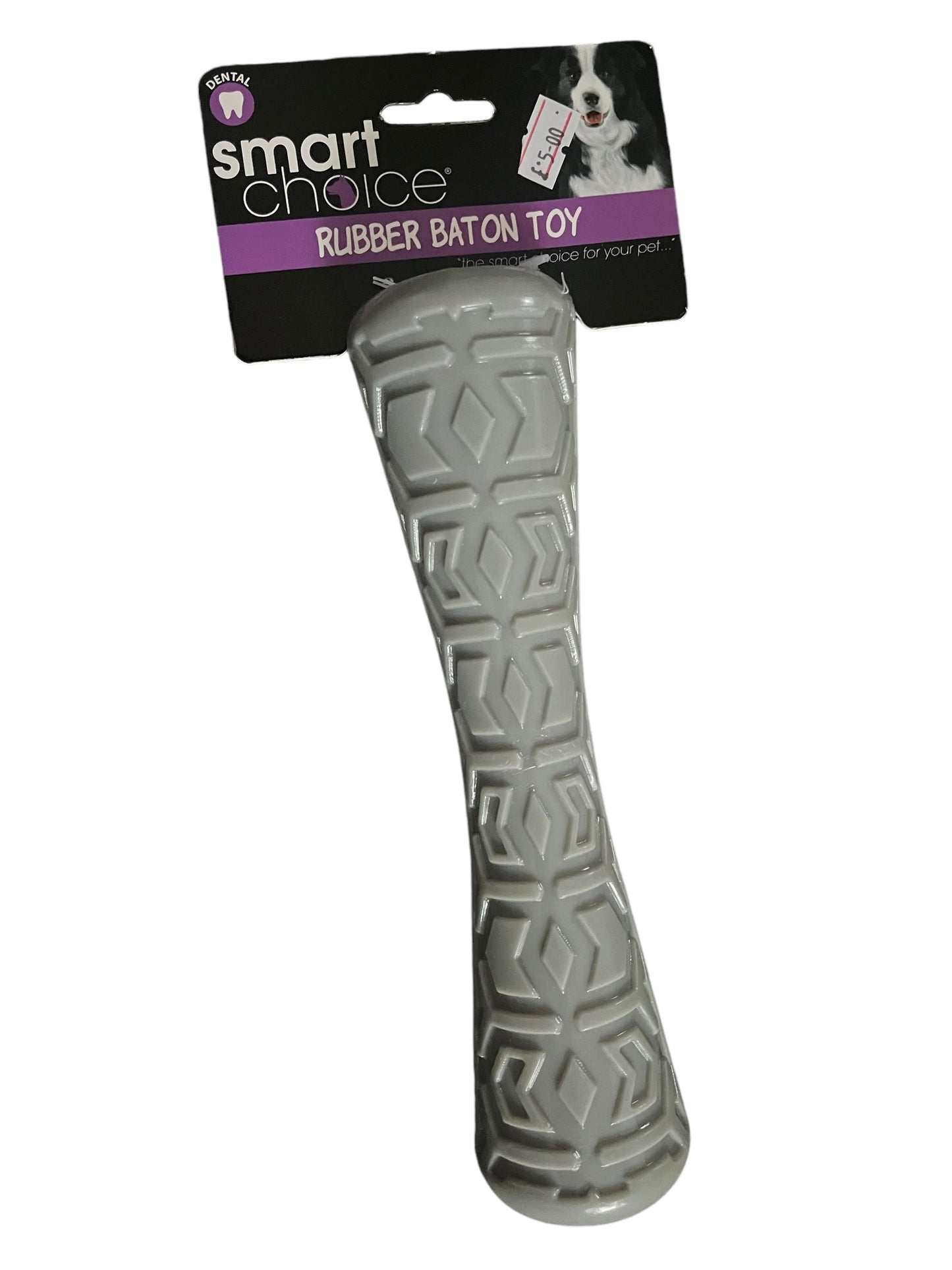 Grey baton toy